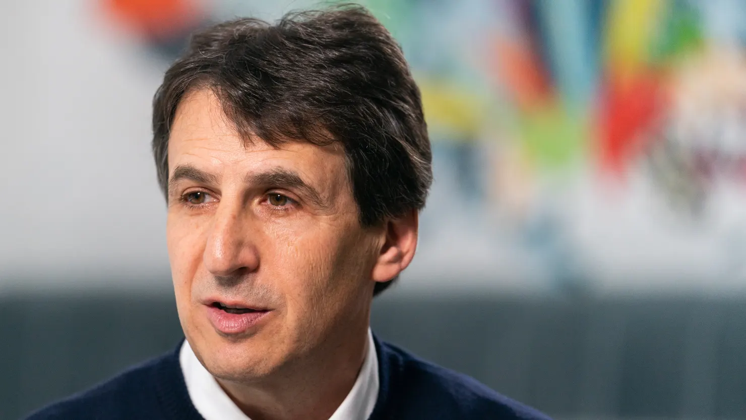 Marc Rowan market correction warning during Apollo Global Management discussion